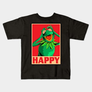 Kermit It's Fine I'm Fine Everything Is Fine Kids T-Shirt